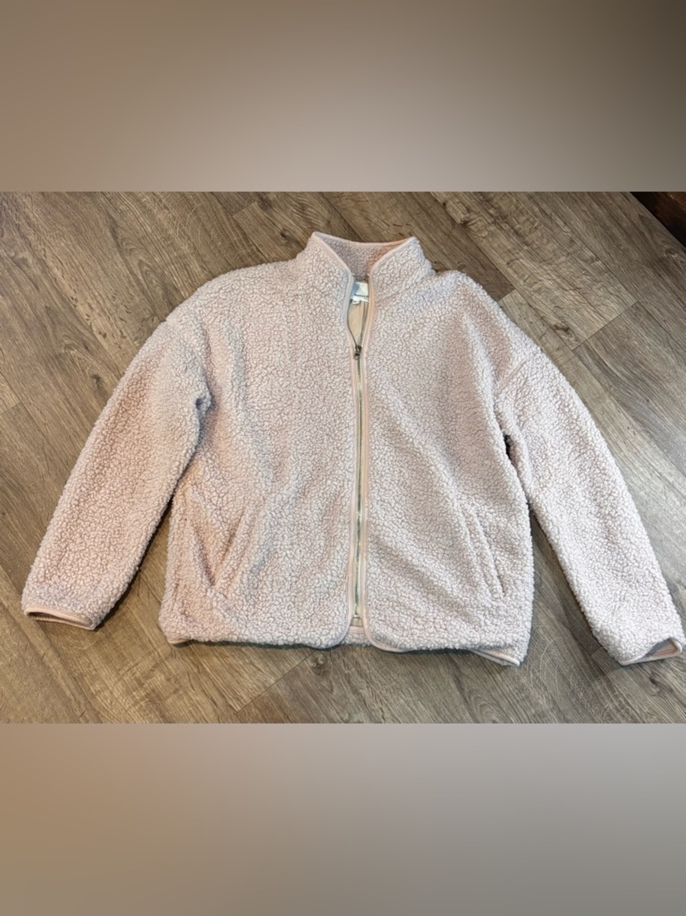 Newbury Kustum Women’s Small Sherpa Zip-Up Sweatshirt Jacket